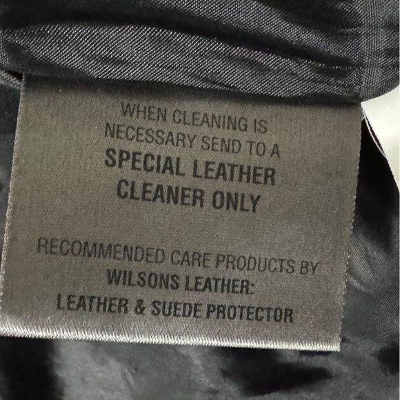 Wilsons Leather Mens Black Leather Jacket Size XXL - Picture 13 of 15